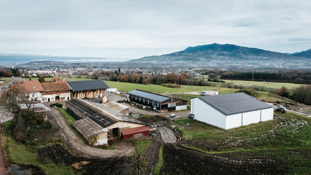 Photo d'installations photovoltaïques à Pers-Jussy - Lafon électricité
