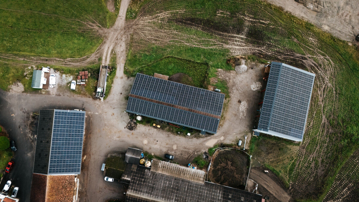 Photo d'installations photovoltaïques à Pers-Jussy - Lafon électricité